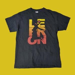 Lebron James 23 T-Shirt Adult  Black